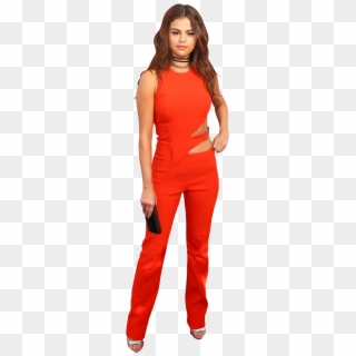 Selena Gomez In A Red Dress - Selena Gomez Dress Png Clipart