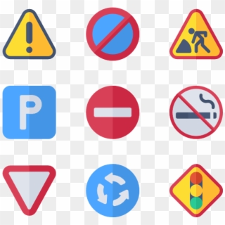 Traffic Signs - Road Signs Icon Png Clipart