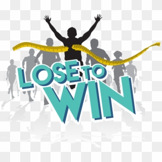 Lose To Win Logo - Weight Loss Challenge Transparent Clipart