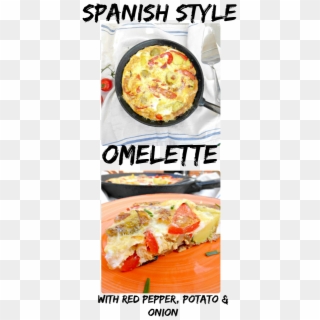 A Perfect Lunch Or Lighter Meal, Omelette Takes Just - Spanish Style Omelette Clipart
