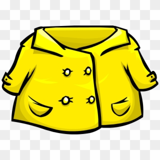 Coat Clipart Yellow Raincoat - Raincoat Clipart Png Transparent Png
