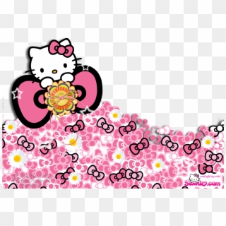 Moldura Hello Kitty Png - Hello Kitty Background Design Clipart