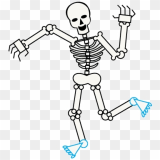 Cartoon Skeleton Hand - Skeleton Cartoon No Background Clipart