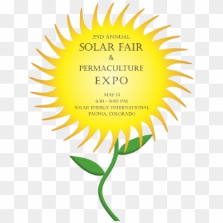 Solar Fair Big Sun Flower No Background - Guadeloupe Flag Clipart
