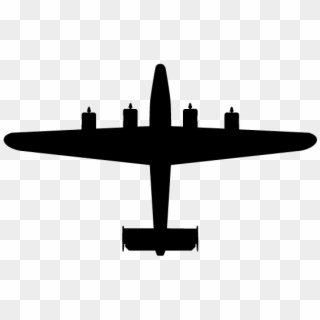 Top View Wingspan - B 52 Bomber Outline Clipart
