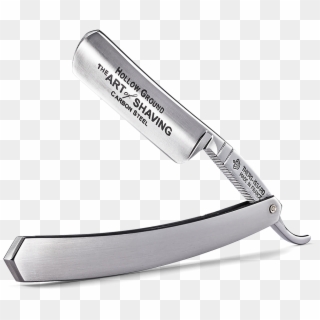Stainless Steel 5/8" Blade Straight Razor - Utility Knife Clipart