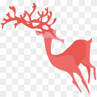 Antler Clipart Buck Antler - Reindeer - Png Download