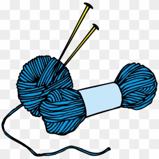 Download Crochet Clipart Yarn Ball - Transparent Background Knitting ...