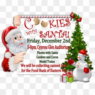 News Image For Cookies With Santa At Cypress Glen Clipart