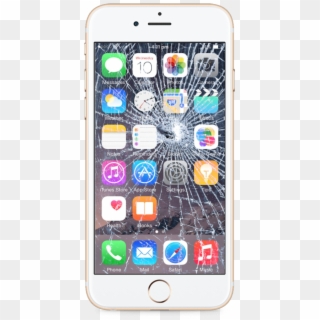 Iphone 8 Plus Png - Broken Iphone Screen Wallpaper Hd Clipart