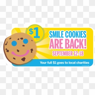 Smile Cookies - Tim Hortons Smile Cookie 2017 Clipart
