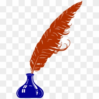 Blue Feather Transparent Png - Quill Pen Clipart