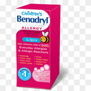 Children's Benadryl® Liquid - Kids Benadryl Clipart