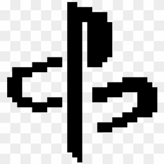 Excelent Playstation Logo - Pixel Art Logo Playstation Clipart