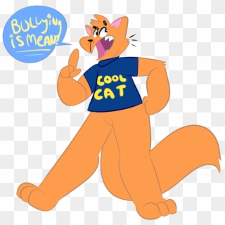 That Kid Kicked Sand In Cool Cat - Cool Cat Fanart Clipart