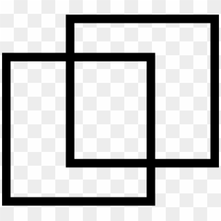 Png File Svg - Two Connected Squares Symbol Clipart