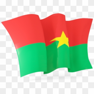 Illustration Of Flag Of Burkina Faso - Burkina Faso Flag Waving Clipart