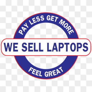 We Sell Laptops - Circle Clipart