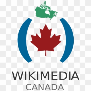 Wikimedia Canada Logo Proposal 1c - Canada Flag Flat Clipart