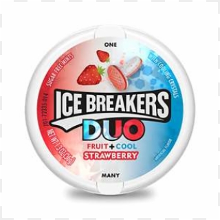 Ice Breakers Duo Mints Strawberry - Strawberry Clipart