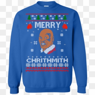 Merry Chrithmith Mike Tyson Ugly Christmas Sweater Clipart
