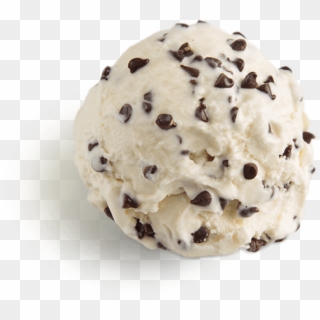 Chocolate Chip Ice Cream Scooped - Ice Cream Clipart