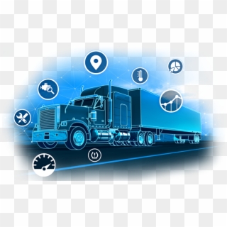 Traxxis Gps Geotab Compliance Truck - Fleet Compliance Clipart