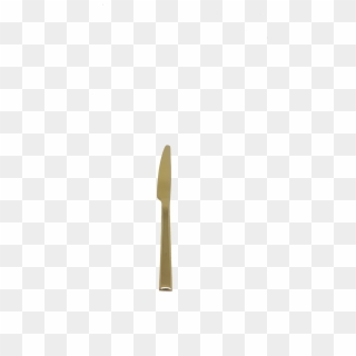Gold Cutlery Knife Available For Hire - Knife Clipart