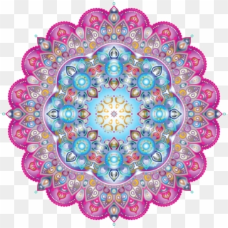 Mandala Coloring Book Meditation - Arabesco Colorido Molduras Clipart