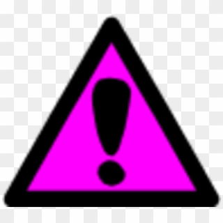 Attention Clipart Craft Projects Symbols Clipartoons - Pink Warning Sign Png Transparent Png