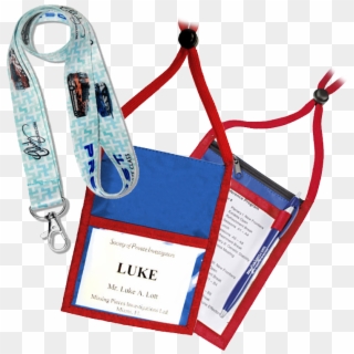 Name Badge Holders, Lanyards, For Conferences, Events Clipart