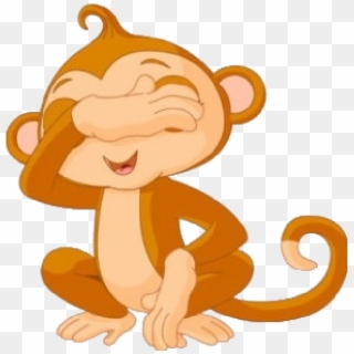 Cute Funny Cartoon Baby Monkey Clip Art Images - Cute Cartoon Monkey Png Transparent Png