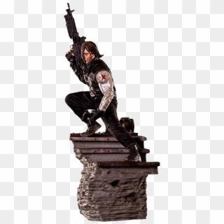 Civil War - Winter Soldier Civil War Statue Clipart