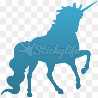 Unicorn Decal - Unicorn Silhouette Png Clipart Transparent Png
