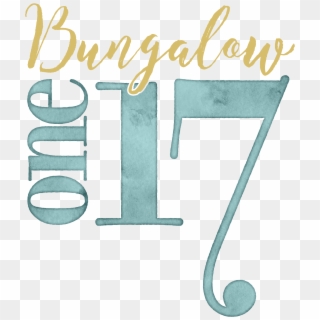 Bungalow One Seventeen - Calligraphy Clipart