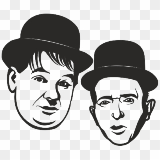 Laurel And Hardy Png - Laurel Et Hardy Dessin Clipart