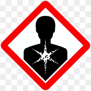Sign Warning Symbol - Health Hazard Sign Clipart