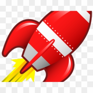 Rocket Clipart Icon - Red Rocket Ship Clipart - Png Download