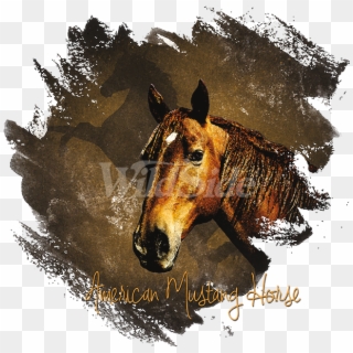 American Mustang Horse - Fashionistots Clipart