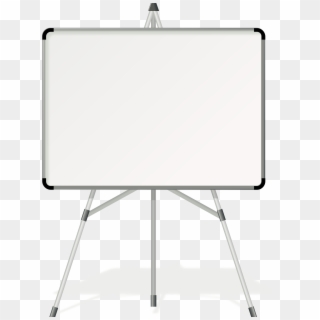 Clip Transparent Board Clipart Whiteboard Easel - Blank Whiteboard Png
