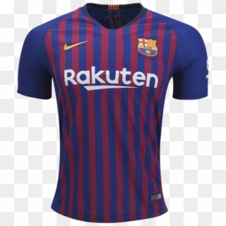 Barcelona 18/19 Home Jersey - Sports Jersey Clipart