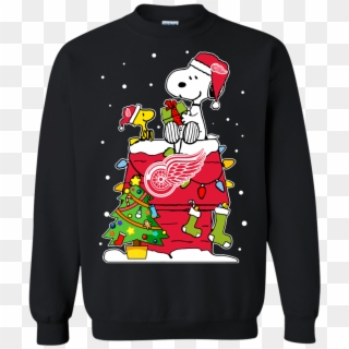 Detroit Red Wings Ugly Christmas Sweaters Snoopy S - Dallas Cowboys Ugly Christmas Clipart