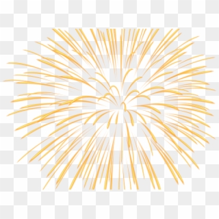 Gold Clipart Firework - Png Download