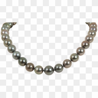 Black South Sea Pearl Necklace - Mala Black And White Clipart