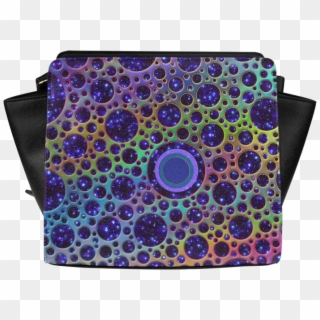 Universe Dots Grid Colored Pattern Satchel Bag Clipart