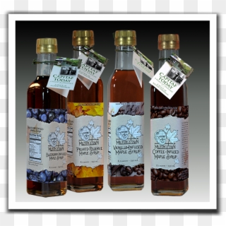 #8105 Milton's Own Artisan Maple Syrup - Glass Bottle Clipart