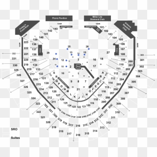 Full Map - Chase Field Billy Joel Seating Chart Clipart