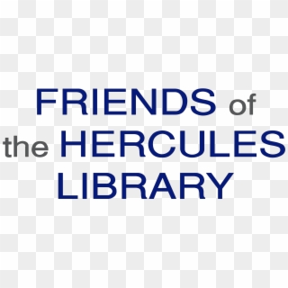 The Hercules Library Foundation Is A Nonprofit Volunteer - Printing Clipart