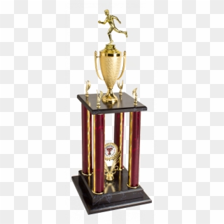 4 Column Trophy For Running Events - Trophies For Track And Field Clipart