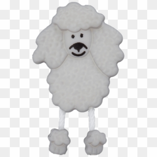Polyester Button Poodle Article - Cartoon Clipart